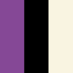 Purple, Black and Skim Beige