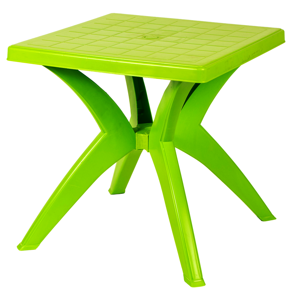 Table De Jardin Ronde Plastique Vert Assoa à Prix Carrefour